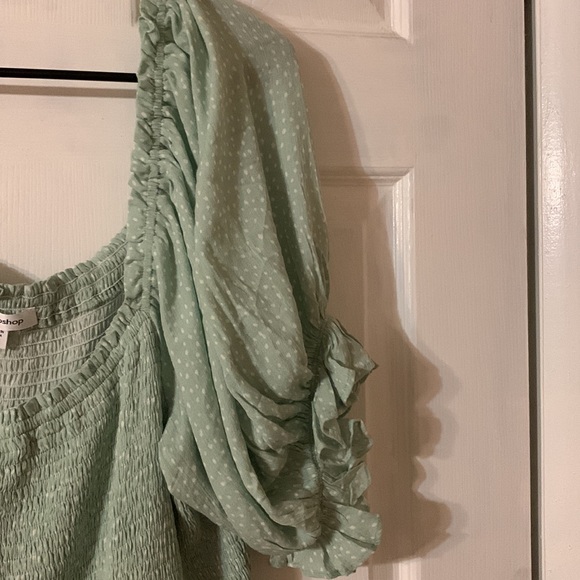 New without tags green polka dot dress - Picture 4 of 4